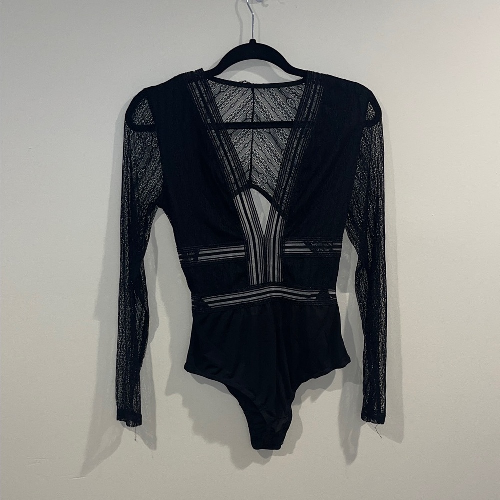 Sexy backless lace Bodysuit